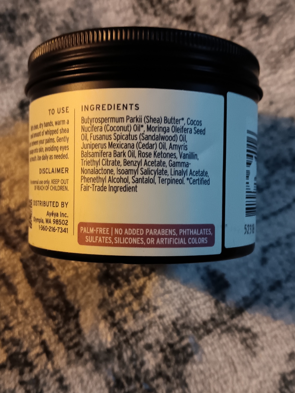 AyeyaWhipped Shea Body Butter - Joy 5oz. - Picture 3 of 4